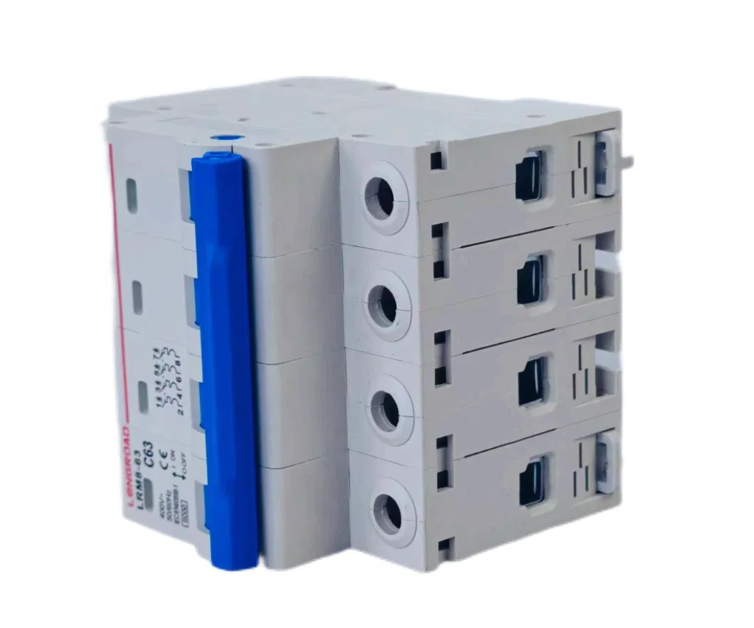 6000A Hot Sales 1p 2p 3p 4p Pole MCB New Type Electric Air Mini Circuit Breaker 6A 10A 16A 20A 25A 32A 40A 50A 63A Miniature MCB