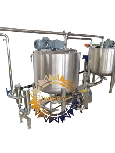 CE Automated Cake Production Line with Transfer Pump Hopper Depositor Aeration Mixer