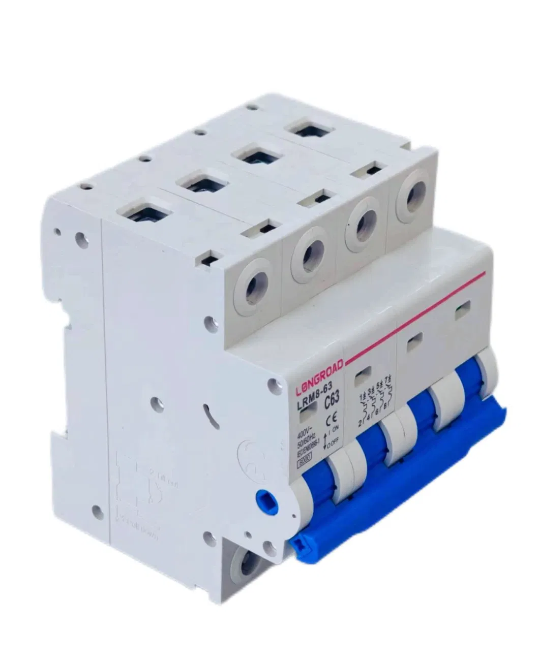 6000A Hot Sales 1p 2p 3p 4p Pole MCB New Type Electric Air Mini Circuit Breaker 6A 10A 16A 20A 25A 32A 40A 50A 63A Miniature MCB