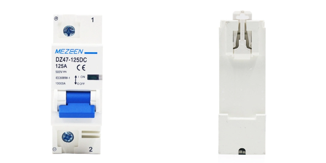 Single Phase 1p DC 500V 1000V 80A 100A 125A MCB