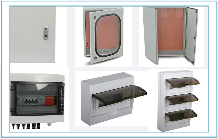 New Customized Production of Three-Phase DIN Rail Distribution Box with Frame