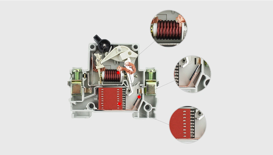 2-Year Warranty DIN Rail Dz47-63 1p 2p 3p 4p 1A-63A MCB Mini Circuit Breaker