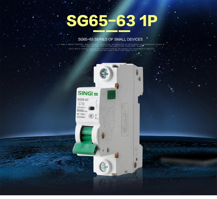 Customized 32A 63A Air Circuit Breaker Electrical Price Safety DC