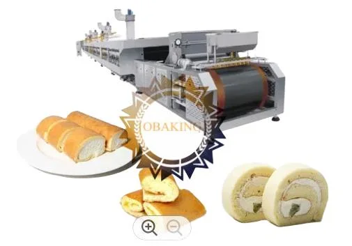 Large Capacity Rolling Cake Ice Cream Spreader Vertical Cutter for Swiss Roll Cake Line