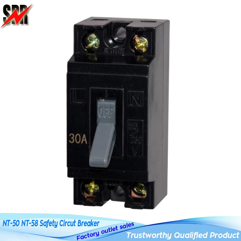 Nt-50 Nt-58 Safety Circut Breaker (Safety Switch) , Nt-58 Nt-508 Nt50-32n 5A 10A 16A 25A 32A 40A Overcurrent Protection Circuit Breaker