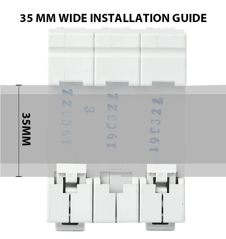 Wholesale 2p 16 AMP 63 AMP 32 AMP Ahl30-125-3p Single Pole C20 MCB Electrical Circuit Breaker 50/60Hz 4.5/6ka