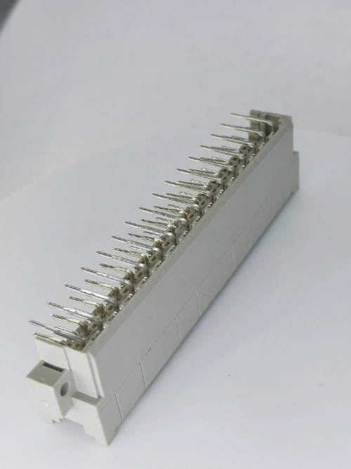 48 Way 5.08mm Pitch, Type F Class C2, 3 Row, Right Angle DIN 41612 Connector Plug