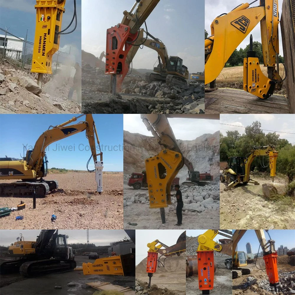 Excavator Hydraulic Rock Breaker Hammer Hb20g Hb30g Hb40g Sb50 Sb81 Hydraulic Breaker Silence Box Top Type