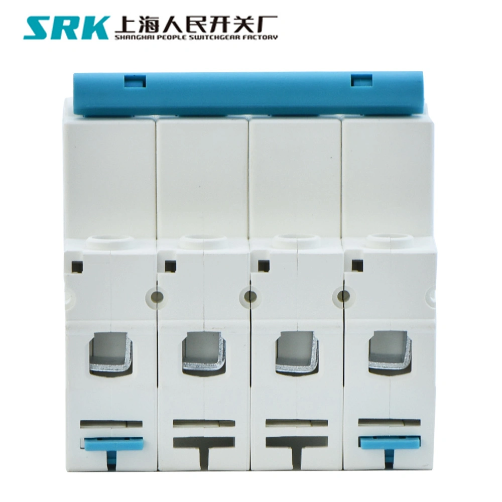 Automatic Production Line New Design DIN Rail 6ka C65 AC DC 1A 6A 16A 20A 25A 32A 40A 63A 1p 2p 4p 3p Mini Miniature Circuit Breaker MCB