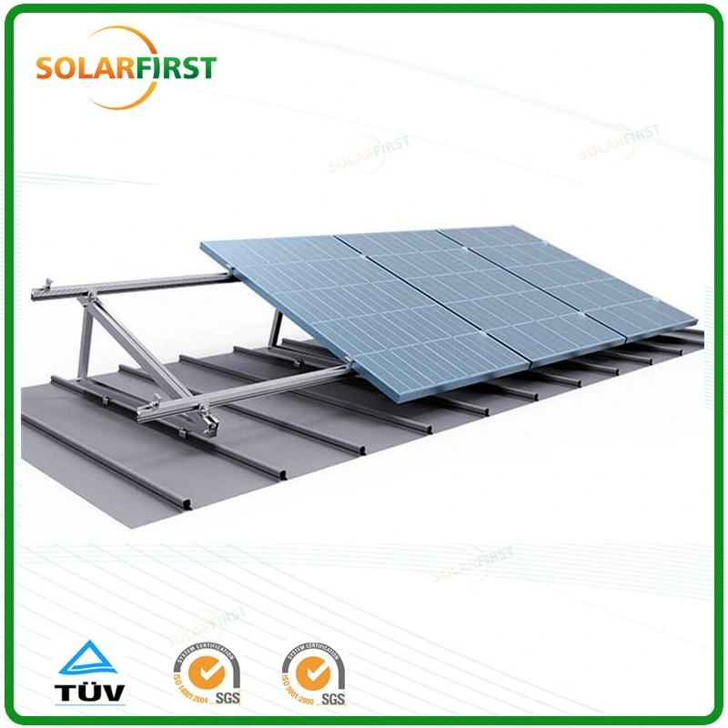 Triangle Mounting System Adjustable Solar Brackets on Tilt Roof