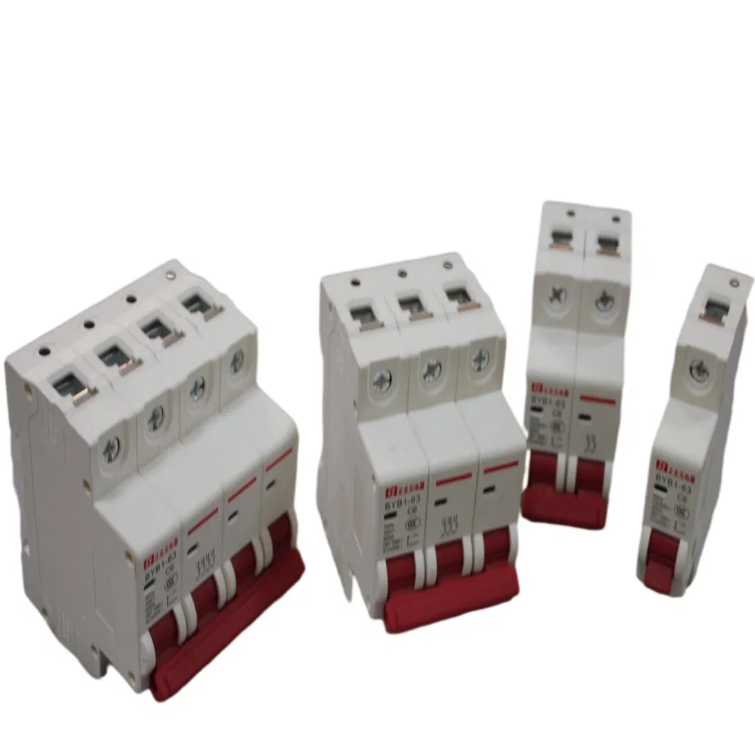 Byb1-63 1-4p C32 50Hz MCB Mini Circuit Breaker