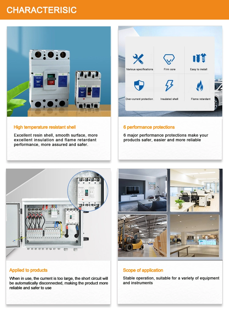 Kayal 3 Phase Mould Case Circuit Breaker 25A MCB MCCB Acb Vcb