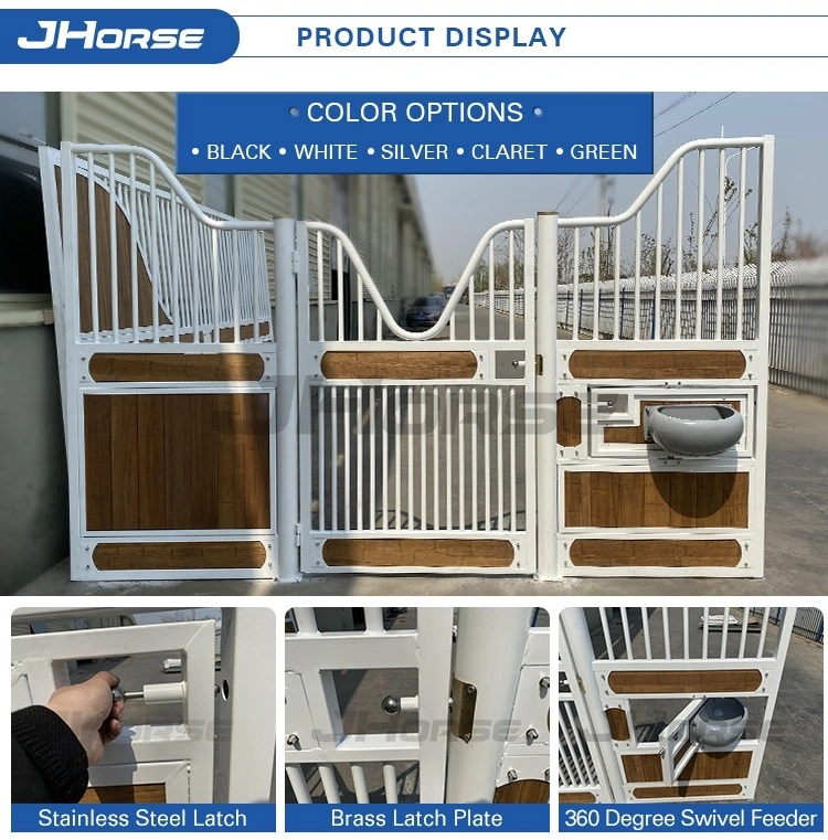 Customized Prefabricated Prefab Design Wooden Horse Stall Panels Barn Horse Stable Box