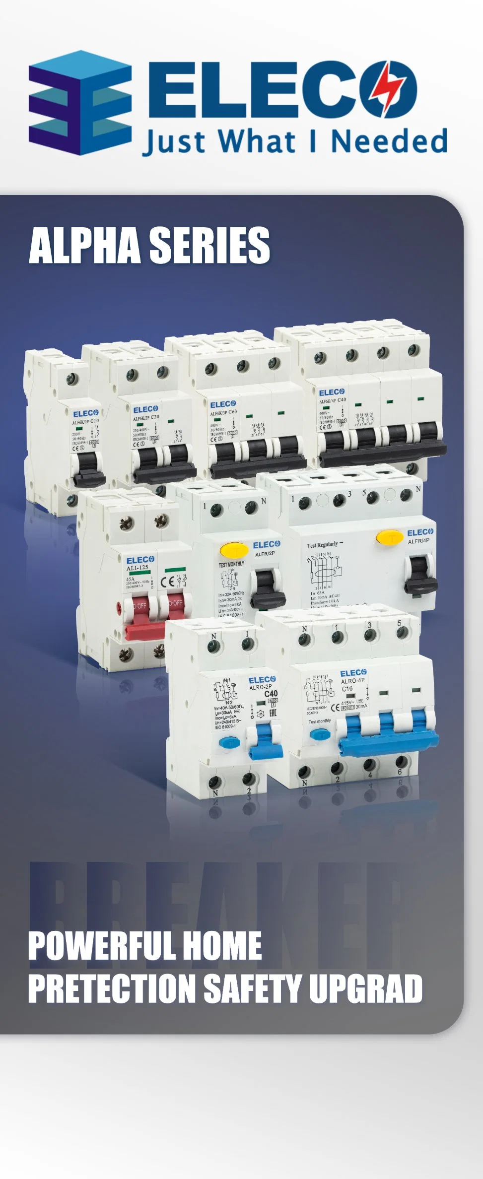 High Quality Intelligent Circuit Breaker with CE Alf6K 1p Certificates