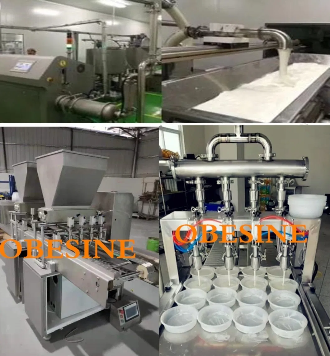 CE Automated Cake Production Line with Transfer Pump Hopper Depositor Aeration Mixer