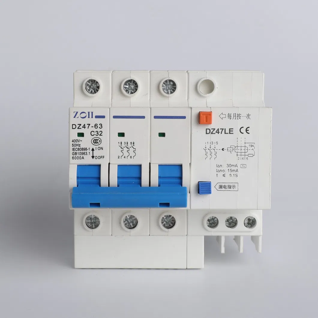 Electromagnetic Type MCB Earth Leakage Circuit Breaker