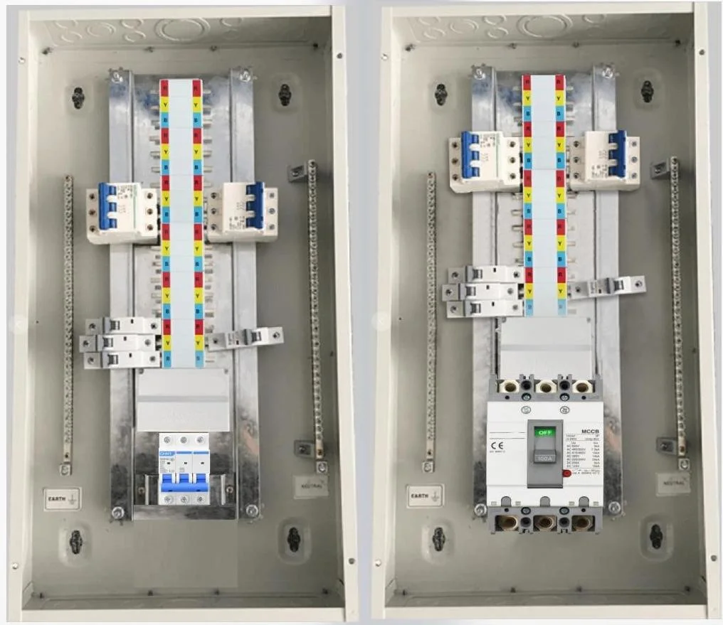 Distribution Board Busbar MCB Pan Assembly 100A 200A