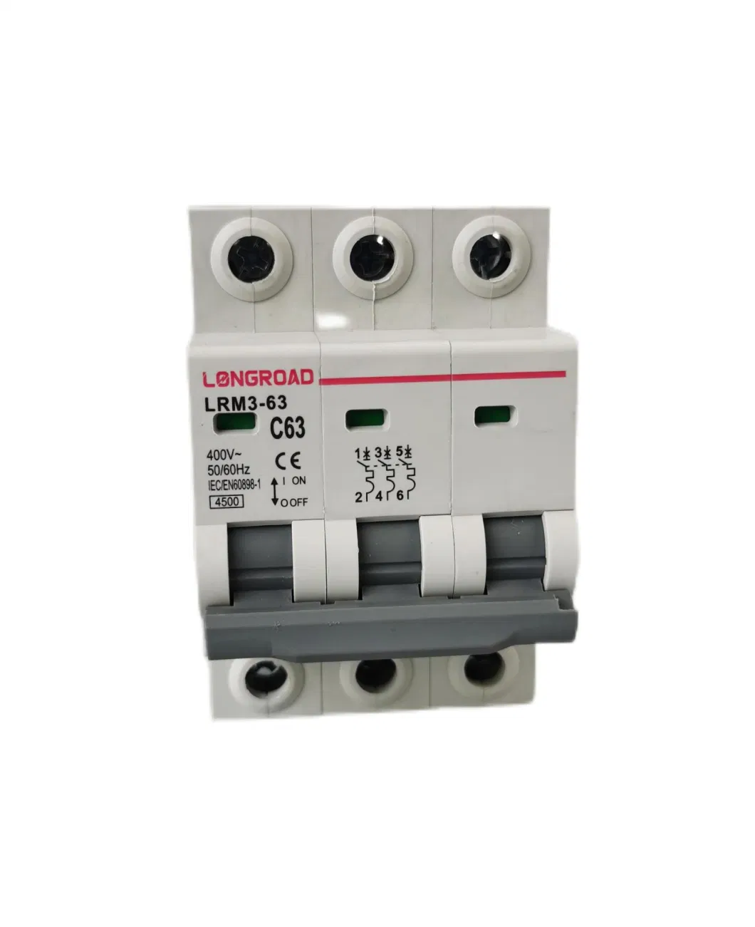 4.5ka Mini Circuit Breaker 3 Pole MCB Miniature AC 400V 6/10/16/20A Circuit Breaker