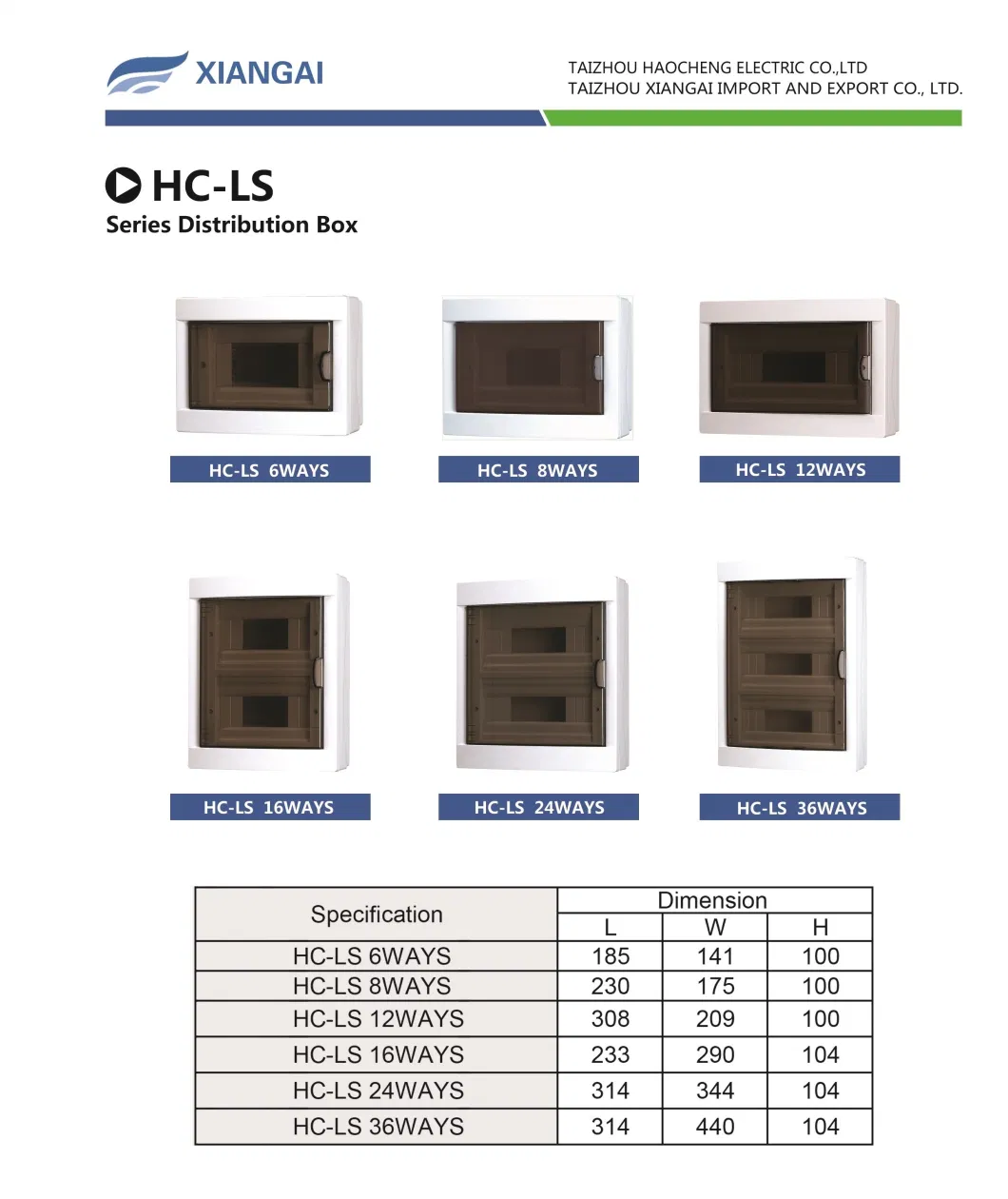 Hc-Lgd Hcbox Distribution Surface Mounted Plastic Distribution Split Load Consumer Unit