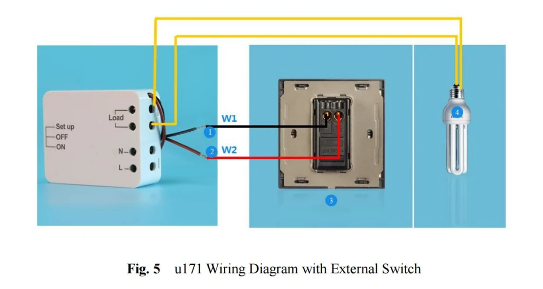 Mini WiFi Switch Control Box on/off Remote Compact Box for Lights Fans Switches Smart Home