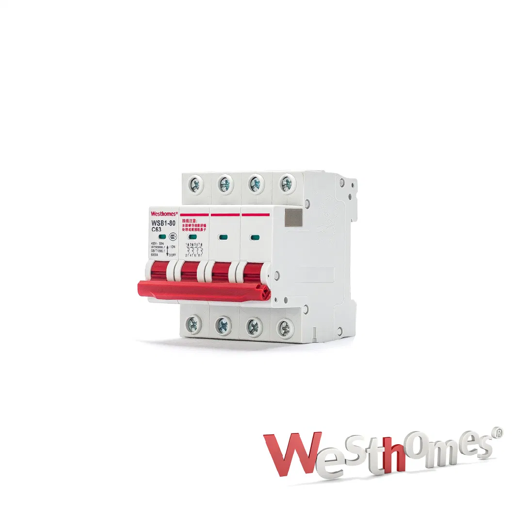 Westhomes Wsb1-80 Series 6ka 230/400V/AC MCB