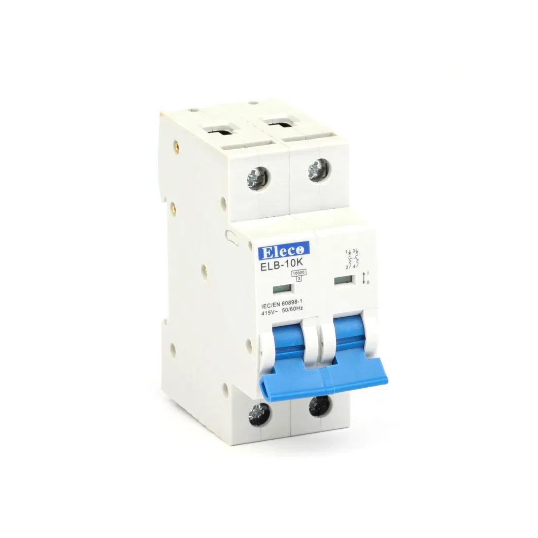 High Quality 2p Mini Circuit Breaker with CE Elb10K Series