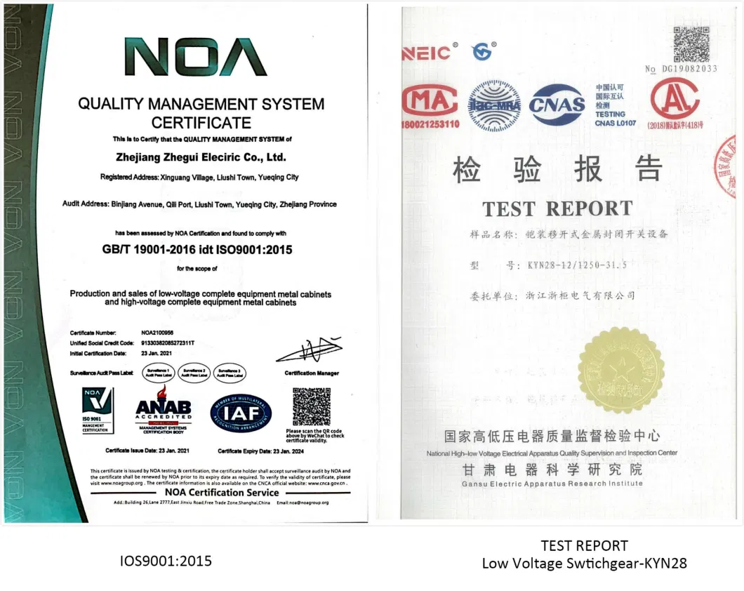High/Medium Hv Mv Voltage 11kv 12kv AC Metal Clad Electrical Switchgear-Kyn28