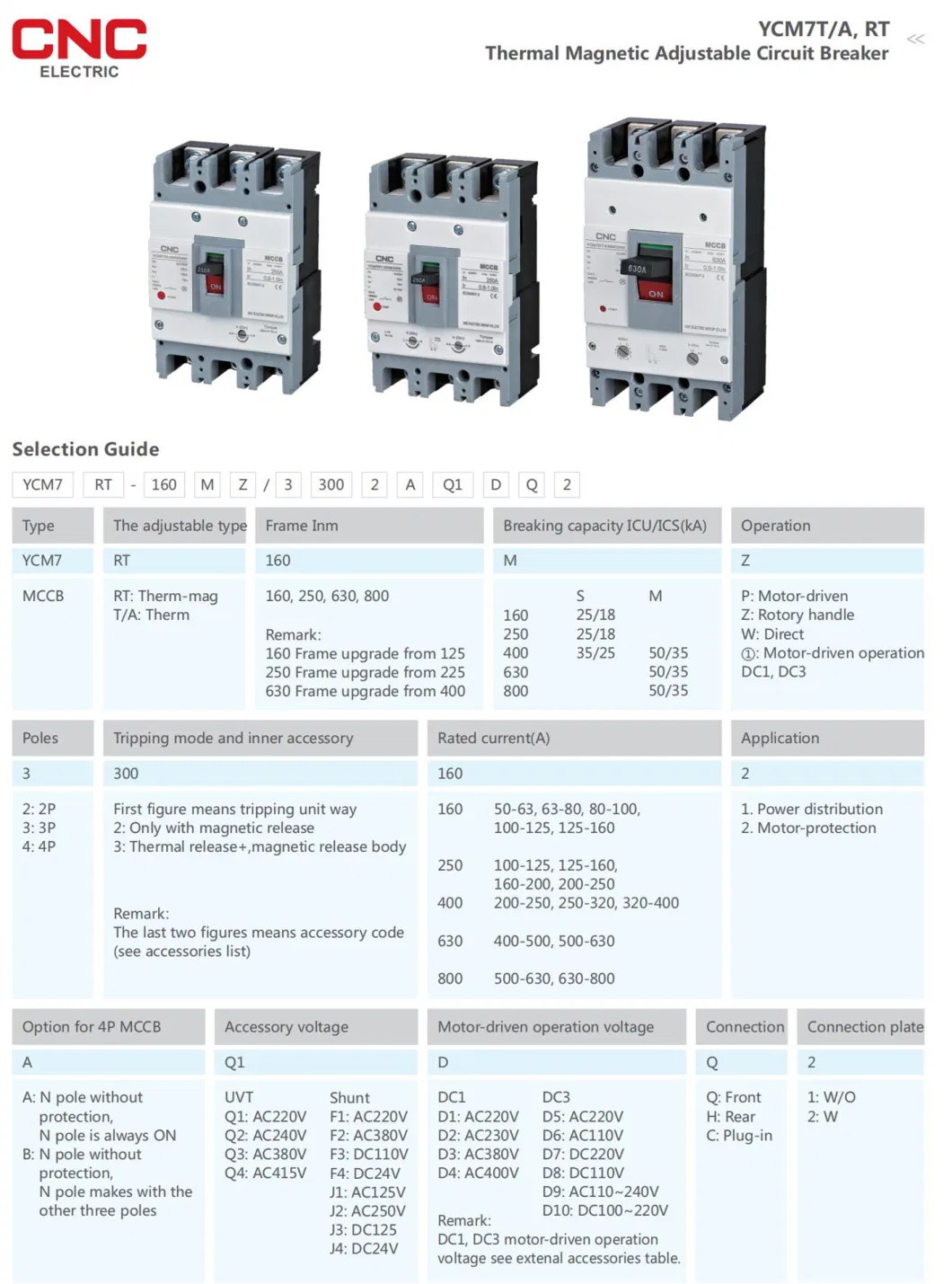 MCCB Switch Circuit Electrical Miniature Breaker with ISO9001-2000 Low Price