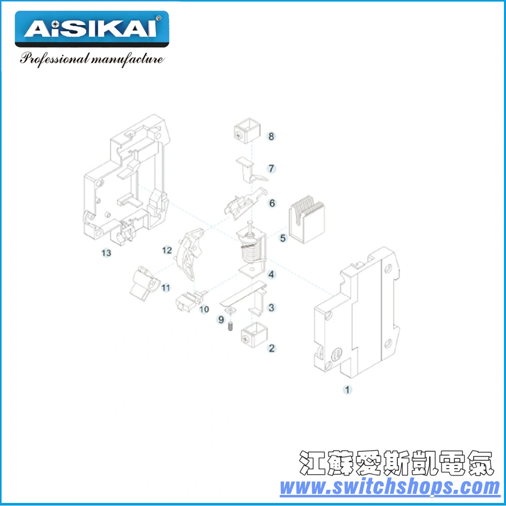 125A 2poles Miniature Circuit Breaker in House