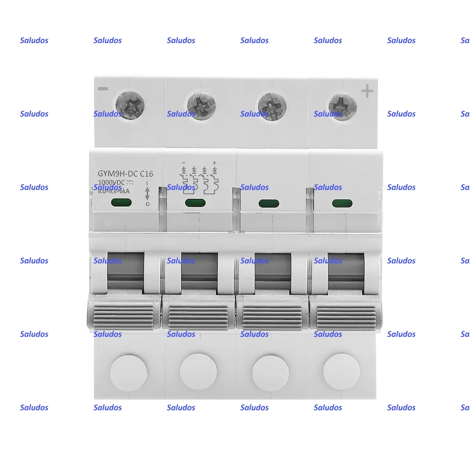 1p 4.5ka 63A DC MCB Solar System Protection Photovoltaic Circuit Breaker