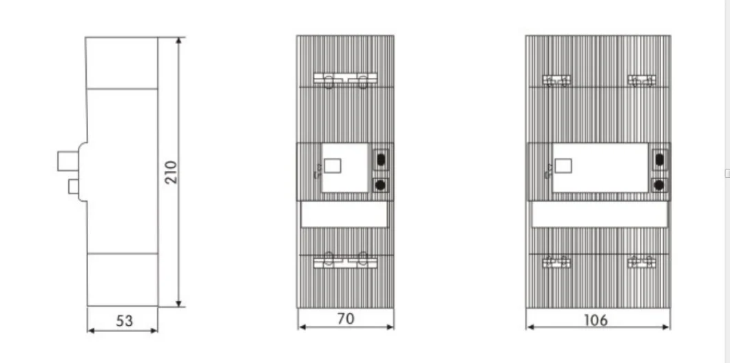 Adjustable Residual Current Circuit Breaker 230V/400V 2p 4p Pg Series RCCB ELCB Earth Leakage Circuit Breaker