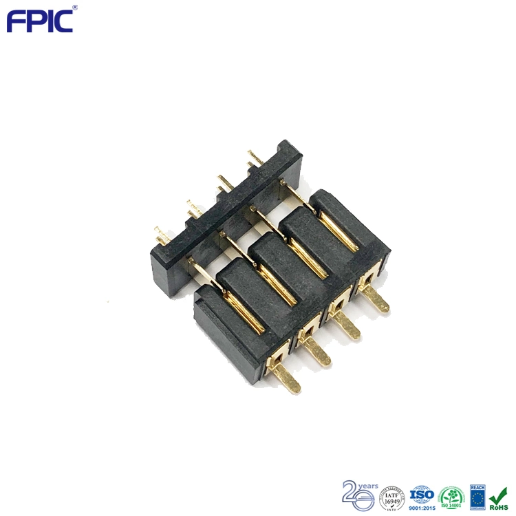 Battery Power Transmission Connector 4pins 10A SMT Male Plug