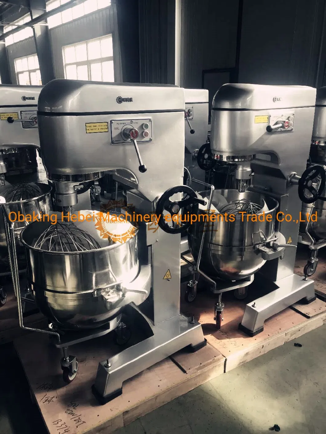 China Quality Cake Making Machine Standing Planetary Mixer 40liters 60liters 80liters