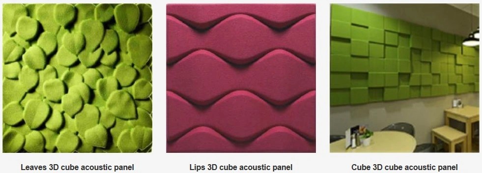 Eco-Friendly Keyboard Shape Polyester Fiber 3D Acoustic Panel