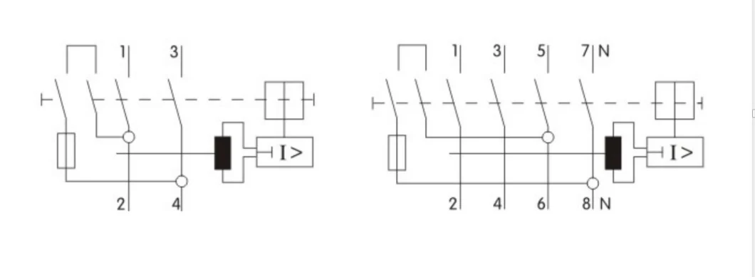 Adjustable Residual Current Circuit Breaker 230V/400V 2p 4p Pg Series RCCB ELCB Earth Leakage Circuit Breaker