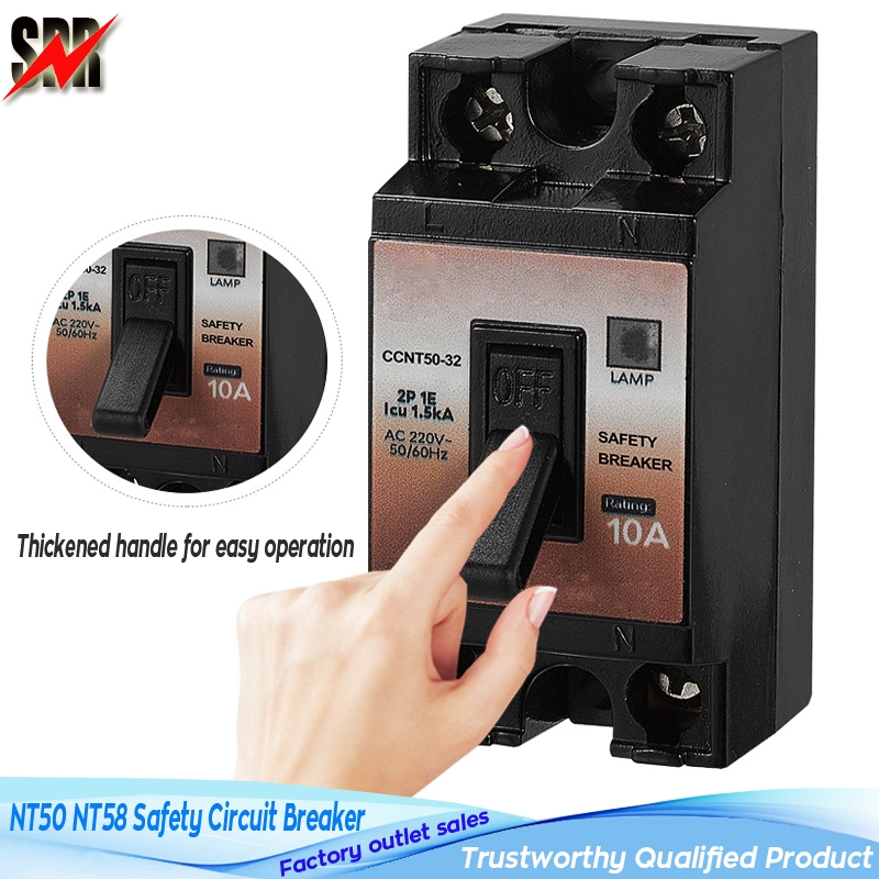 Nt-50 Nt-58 Safety Circut Breaker (Safety Switch) , Nt-58 Nt-508 Nt50-32n 5A 10A 16A 25A 32A 40A Overcurrent Protection Circuit Breaker