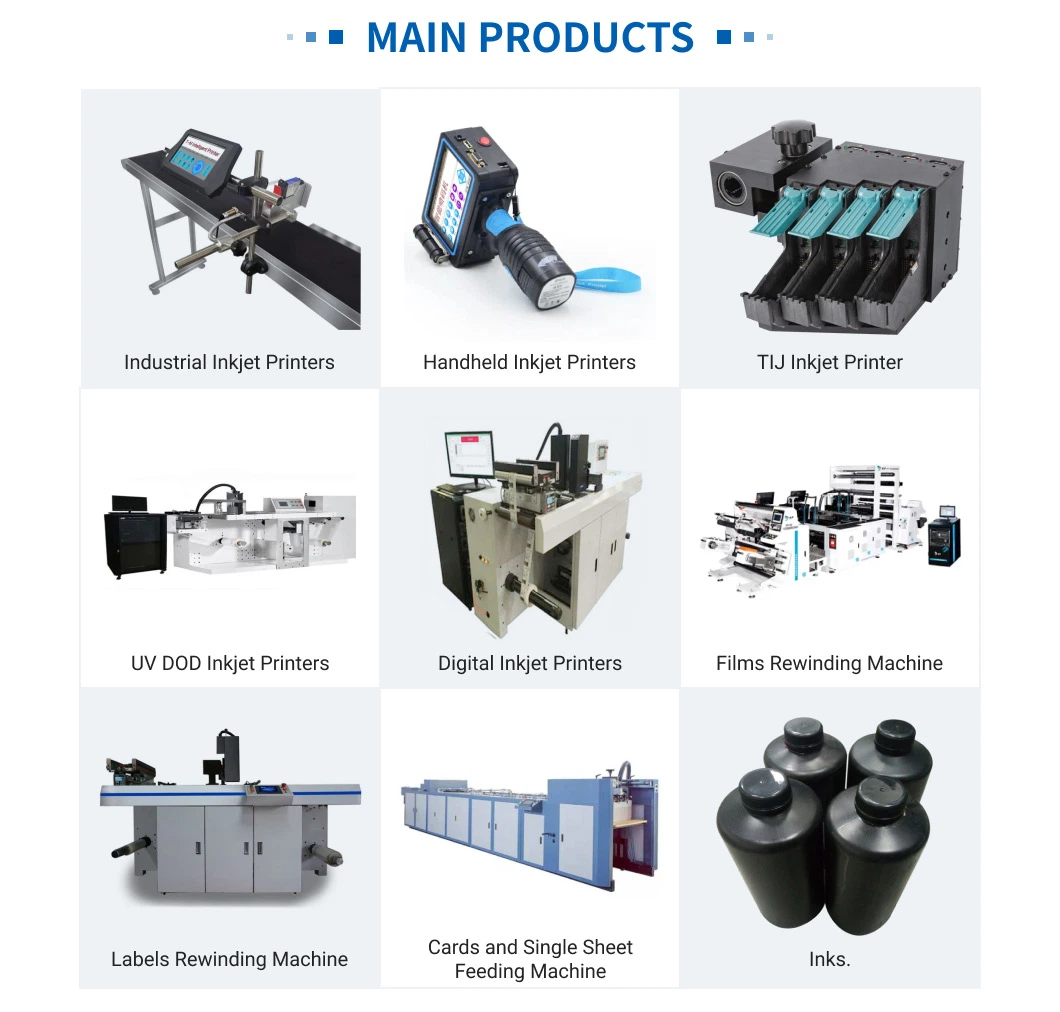 China Food Loobjet Box/Pallet CE, SGS HP Thermal Inkjet Coding Solution