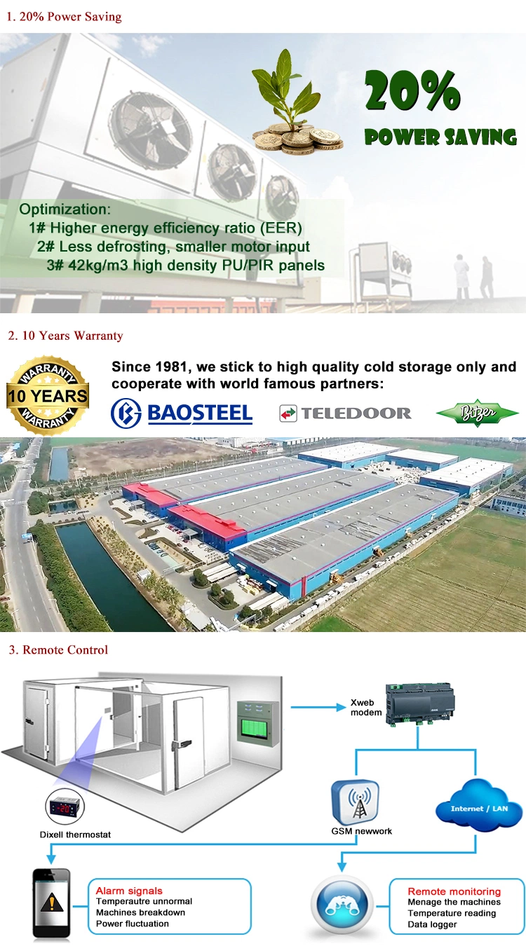 Organic Honey Sunquick Juice Custom Cold Storage Rooms Modular Cool Room System Cold Store Warehouse