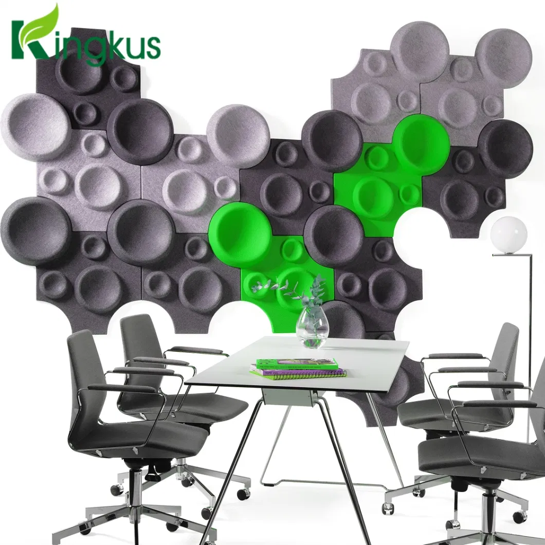 Eco-Friendly Keyboard Shape Polyester Fiber 3D Acoustic Panel