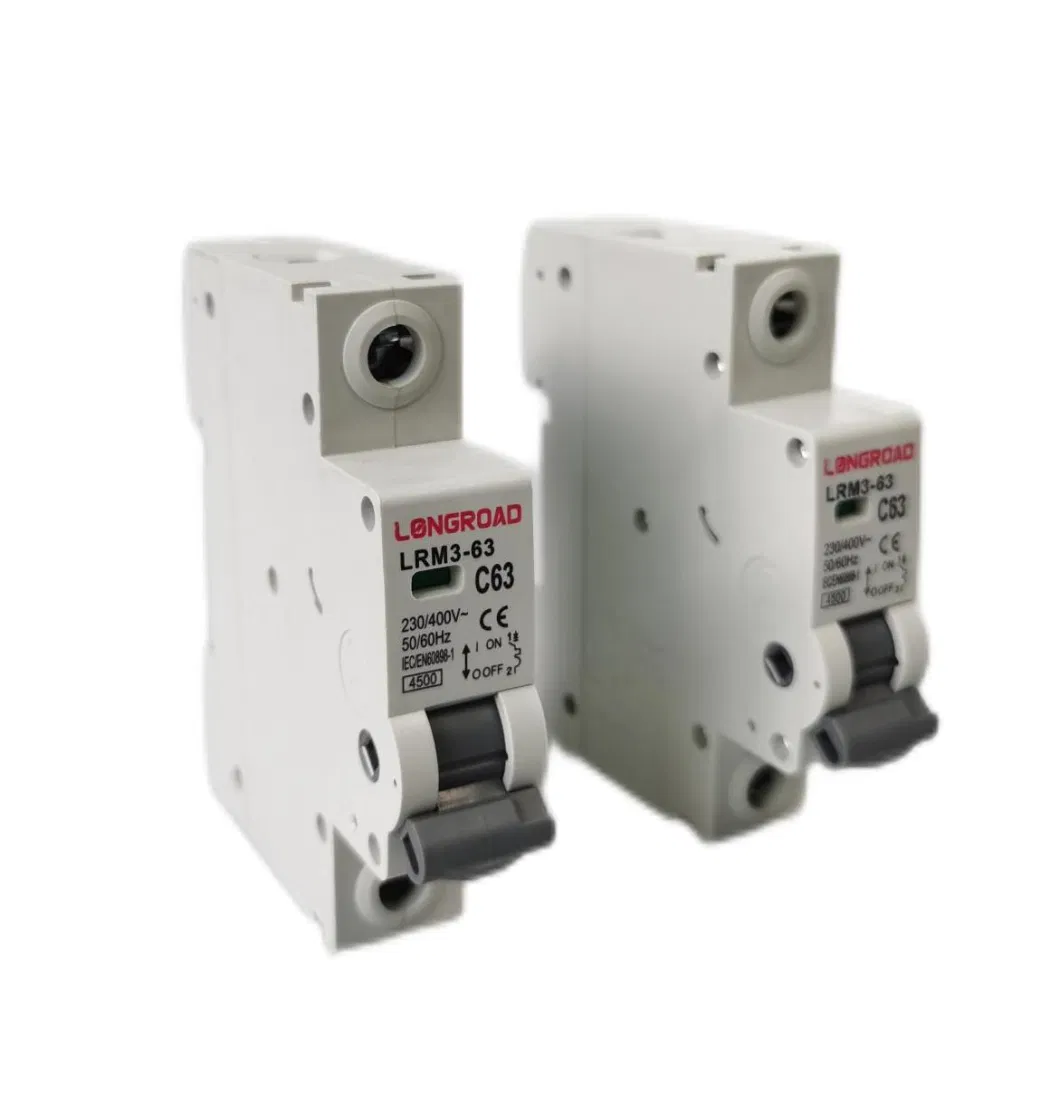 4.5ka Mini Circuit Breaker 3 Pole MCB Miniature AC 400V 6/10/16/20A Circuit Breaker