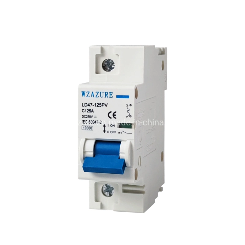 DC MCB Mini Circuit Breaker 10ka High Quality DC250V 1p 125A