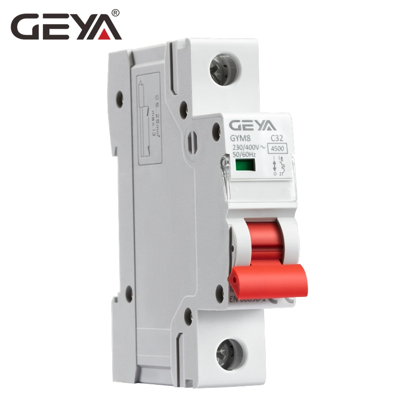 Geya Manufacturer Best Price Gym8 1p DIN Rail Modula MCB Mini Circuit Breaker