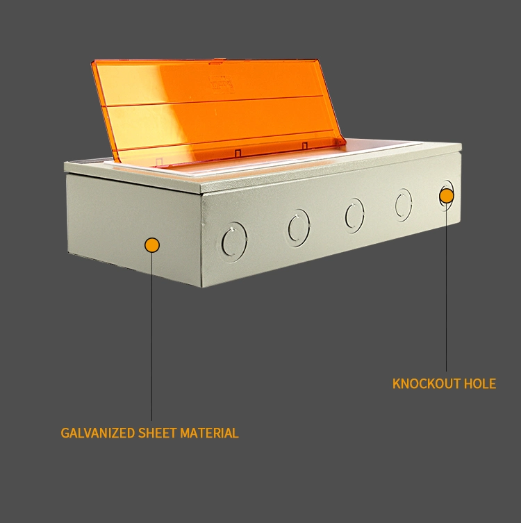 Plastic Iron Power Distribution Equipment 3 Phase Panel Junction Box MCB Distribution Box