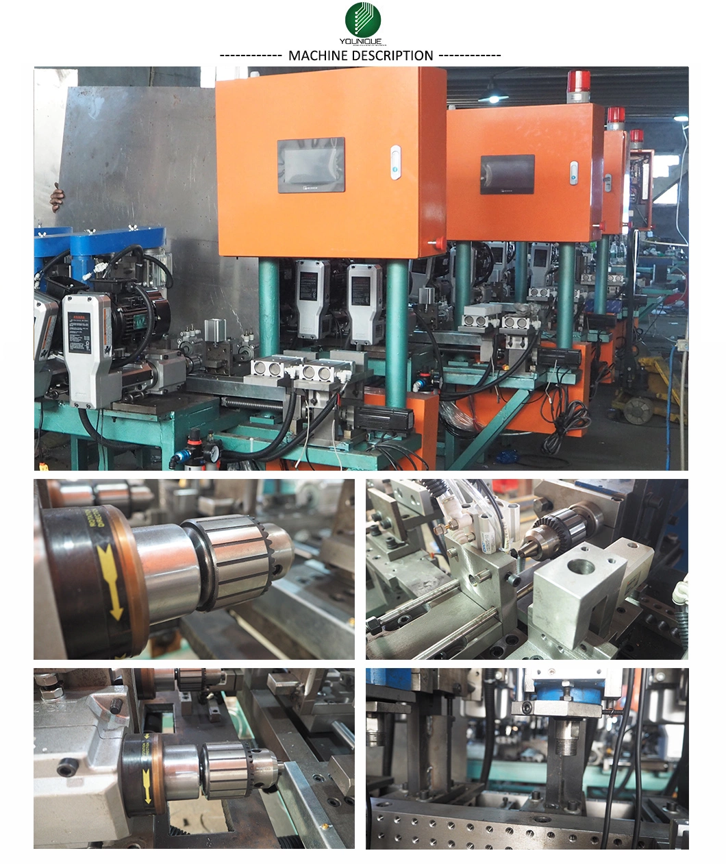 Brass Parts Machinery Automatic Cutting Drilling Tapping Equipment Brass Bus Bar Terminal Machine