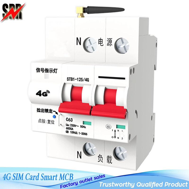 4G SIM Card Smart Mini Circuit Breaker