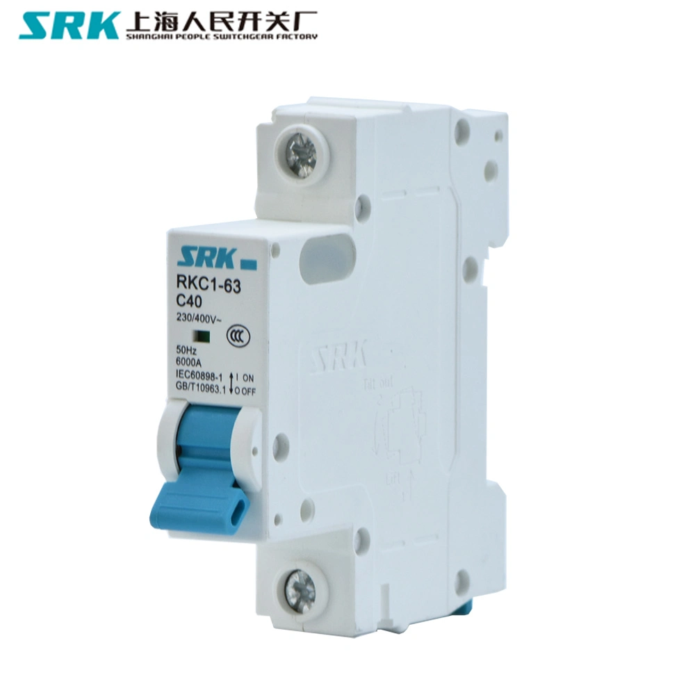 5 Year Warranty 6ka 1p 2p 3p 4p 1A 2A 3A 4A 6A 10A 16A 20A 25A 30A 32A 40A 50A 63A MCB Mini Electrical Circuit Breaker