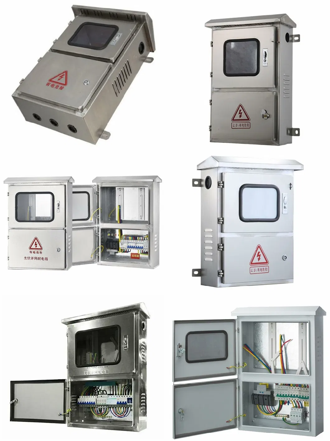 Kcjxf 220V 380V 3-200kw Single-Phase Three-Phase Photovoltaic Grid-Connected Distribution Box