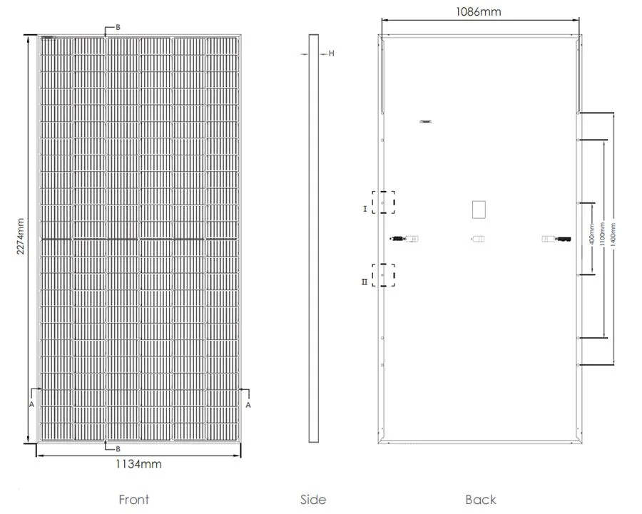 Tier 1 Solar Panels 500W 530W 550W Photovoltaic Panel with Good Service