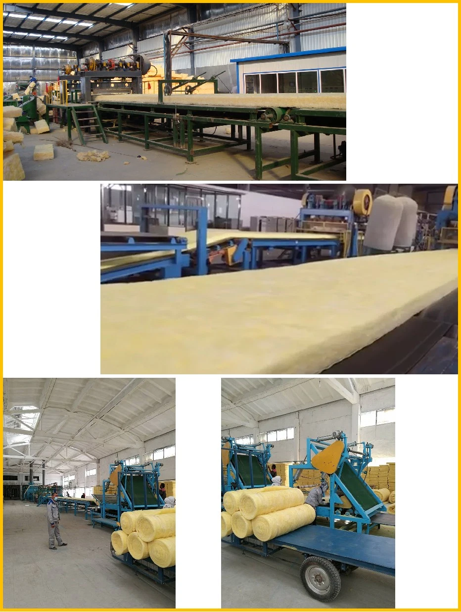 50kg M3 50mm Thick Fireproof Insulation Fiberglass Fiber Glass Wool Acoustic Panel