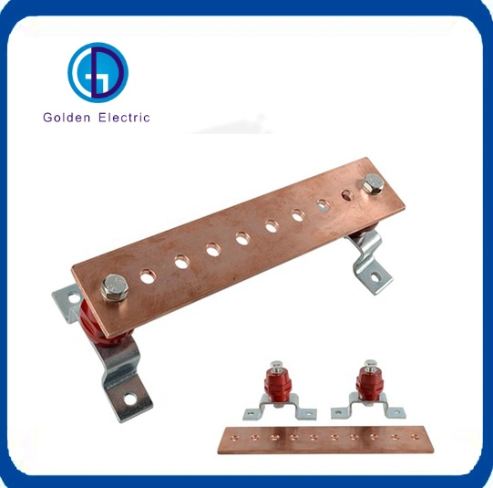 Factory Custom Logo Size High Performance Pure Copper/Tinned Copper/ Copper Clad Steel Busbar